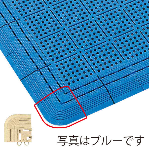 山崎産業 水切りマット ロイヤルソフト コーナー ベージュ F-138-FC-BE 1枚（ご注文単位1枚）【直送品】