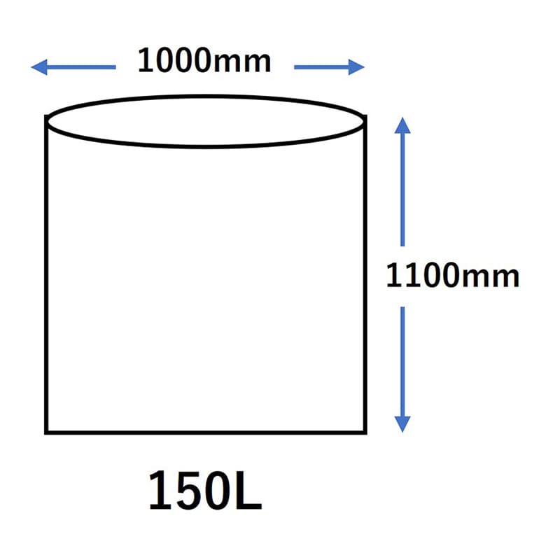 山崎産業 カート・ダストボックス用ポリ袋 ECO 150L 20枚入 CA395-00SX-MB 1袋(ご注文単位1袋)【直送品】