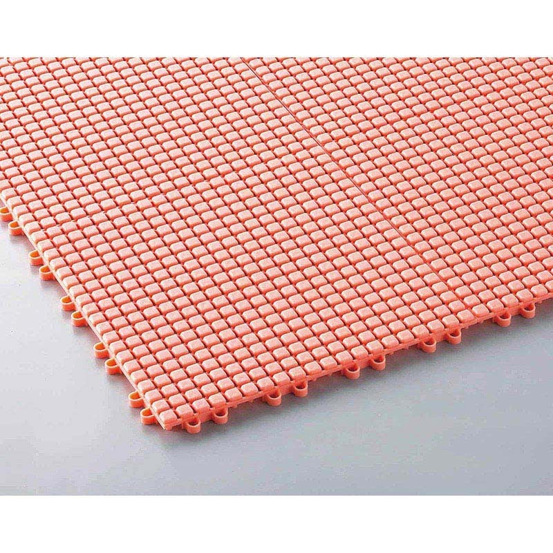 山崎産業 水切りマット 素足スノコ 本駒 ピンク F-163-HK-P 1枚（ご注文単位30枚）【直送品】