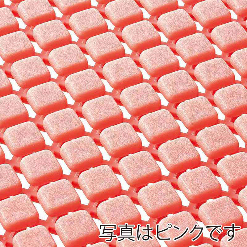 山崎産業 水切りマット 素足スノコ 本駒 ブルー F-163-HK-BL 1枚(ご注文単位30枚)【直送品】