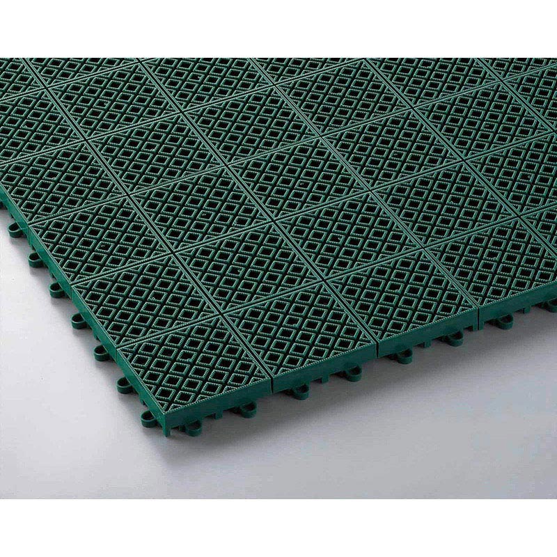 山崎産業 水切りマット ニューマフロス 本駒 グリーン F-159-HK-G 1枚(ご注文単位30枚)【直送品】