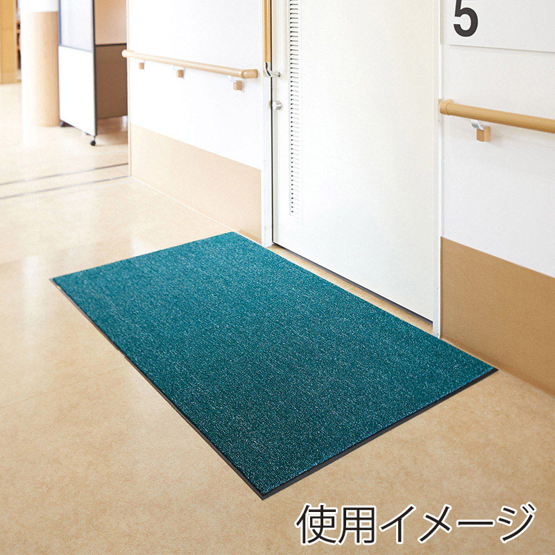 山崎産業 消臭抗菌マット #6 グリーン F-181-6-G 1枚(ご注文単位1枚)【直送品】