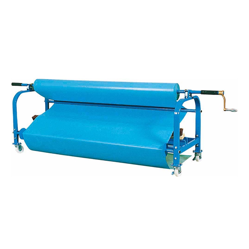 山崎産業 フロアシート 巻取り機 ブルー F-177-1 1台（ご注文単位1台）【直送品】