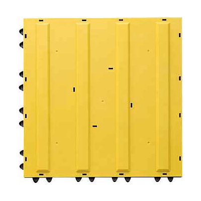 山崎産業 ニューガイドマットB 屋外用 誘導 B-L イエロー F-189-L-Y 1枚（ご注文単位1枚）【直送品】