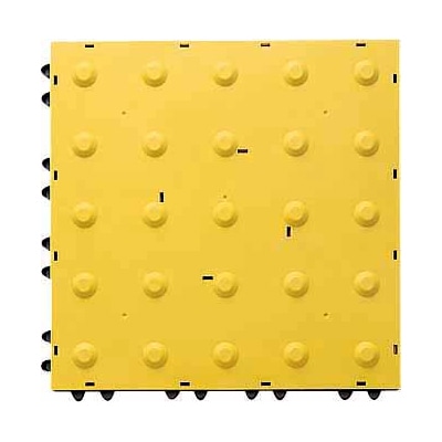 山崎産業 ニューガイドマットB 屋外用 警告 B-P イエロー F-189-P-Y 1枚（ご注文単位1枚）【直送品】