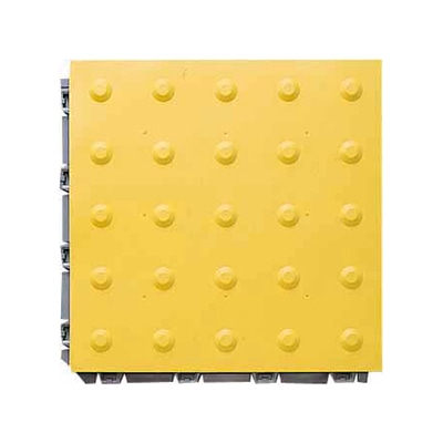 山崎産業 ニューガイドマットV 風除室用 警告 V-P イエロー F-191-P-Y 1枚（ご注文単位1枚）【直送品】