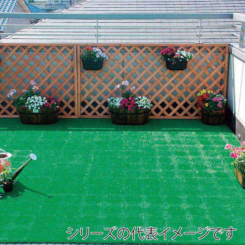 山崎産業 人工芝 エバック若草ユニット 本駒 600 F-53-HK4 1枚(ご注文単位1枚)【直送品】