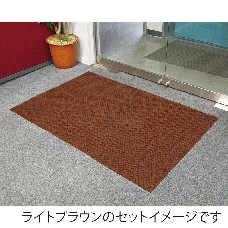 山崎産業 ロンハードマットタイル BC 屋内用 グレー F-201-50-GR 1枚(ご注文単位1枚)【直送品】