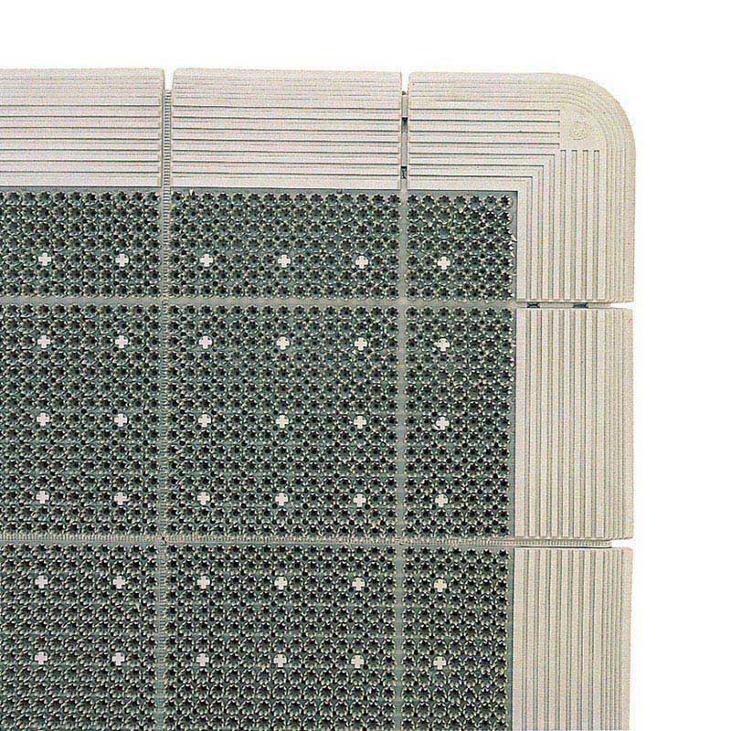 山崎産業 エバック ハイローリングマットDX 屋外用 #6 グレー F-121-6-GR 1枚(ご注文単位1枚)【直送品】