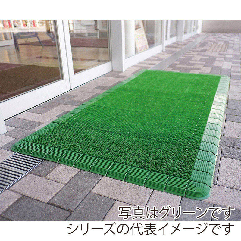 山崎産業 エバック ハイローリングマットDX 屋外用 #12 グレー F-121-12-GR 1枚(ご注文単位1枚)【直送品】