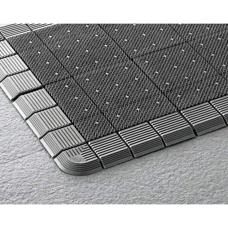 山崎産業 エバック ハイローリングマットDX 屋外用 #15 グレー F-121-15-GR 1枚(ご注文単位1枚)【直送品】