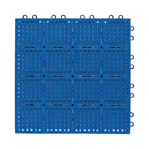 山崎産業 水切りマット サンソフト 本駒 ブルー F-122-HK-BL 1枚（ご注文単位1枚）【直送品】