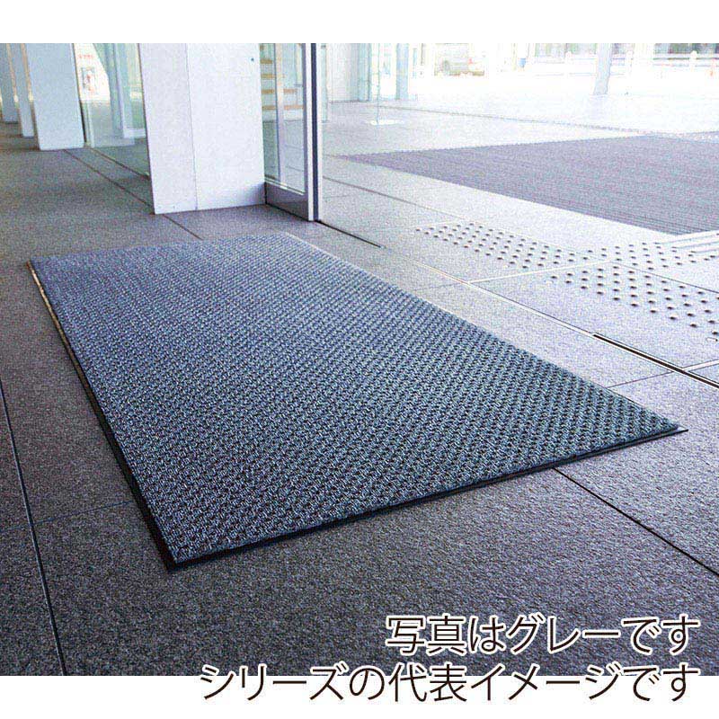 山崎産業 ロンステップマット タフ300 屋内用 #18 ブラウン F-124-18-BR 1枚(ご注文単位1枚)【直送品】