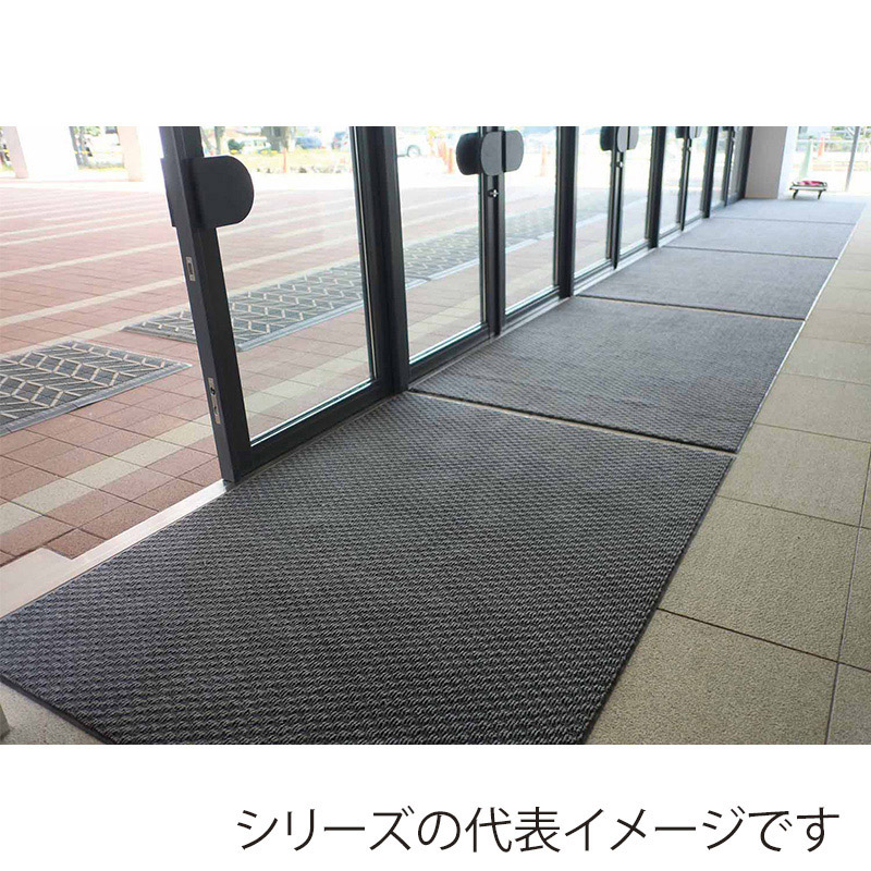 山崎産業 ロンステップ吸水マット300 #15 レッド F-125-15-R 1枚(ご注文単位1枚)【直送品】