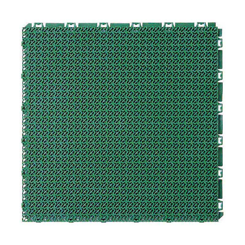 山崎産業 ブイステップマット13 風除室用 本駒 グリーン F-126-HK-G 1枚（ご注文単位1枚）【直送品】