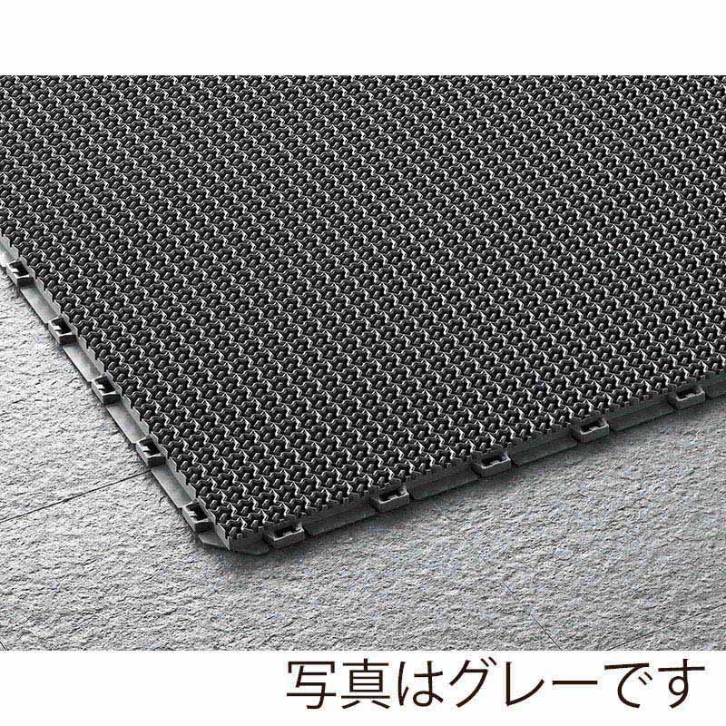 山崎産業 ブイステップマット13 風除室用 本駒 グリーン F-126-HK-G 1枚(ご注文単位1枚)【直送品】