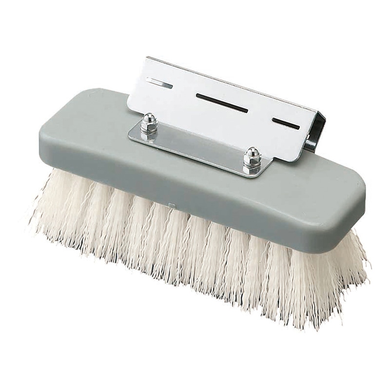 >山崎産業 HG ワンタッチブラシ ホワイト CL520-000X-MB-W 1個（ご注文単位1個）【直送品】