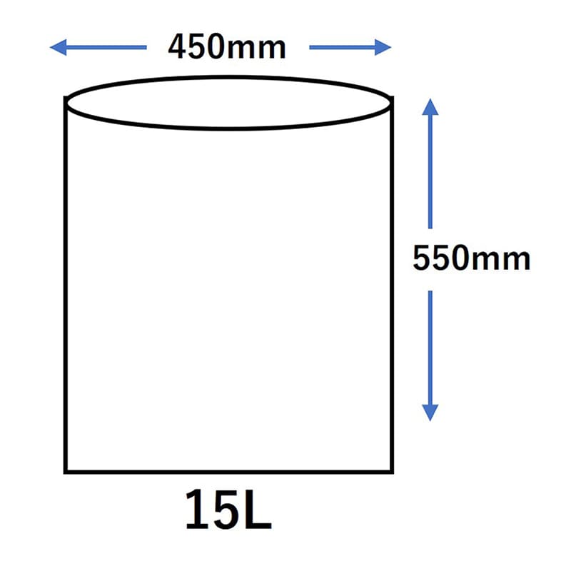 山崎産業 ゴミ袋 ママポットポリパック 角型 15L 20枚入 DP-15 1袋（ご注文単位1袋）【直送品】