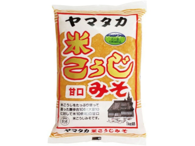 山高味噌 信州　米こうじみそ　甘口 1kg 常温 1個※軽（ご注文単位1個）※注文上限数12まで【直送品】