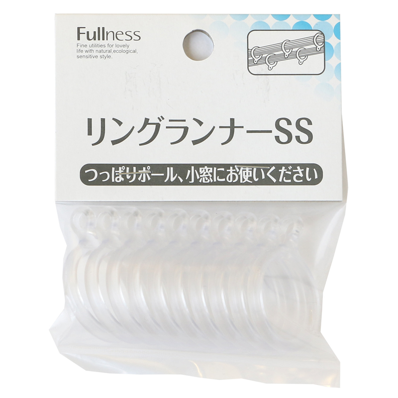 フルネス カーテン リングランナーSS 10個入 径約27mm クリア SC-M2118 1袋(ご注文単位1袋)【直送品】