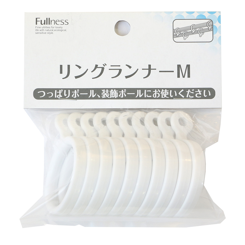 フルネス カーテン リングランナーM 10個入 径約39mm ホワイト SC-M2121 1袋(ご注文単位1袋)【直送品】