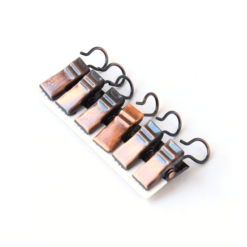 フルネス クリップランナー カーテンレール対応 ブロンズ 6個入 1袋(ご注文単位1袋)【直送品】
