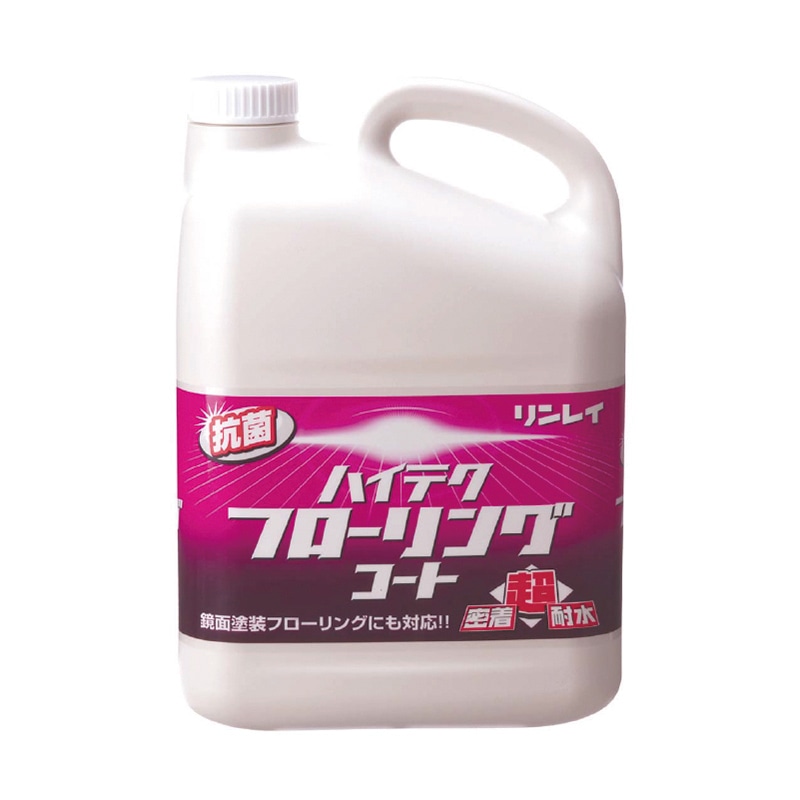リンレイ 木床用ワックス ハイテクフローリングコート 4L 604134 1個（ご注文単位3個）【直送品】