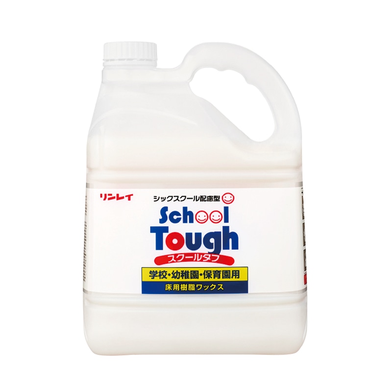 リンレイ 学校用 樹脂ワックス スクールタフ 4Lエコボトル 678814 1本(ご注文単位3本)【直送品】