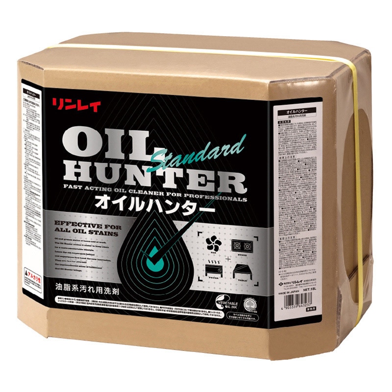 リンレイ 油脂汚れ用洗剤 オイルハンター 18L 711027 1個(ご注文単位1個)【直送品】