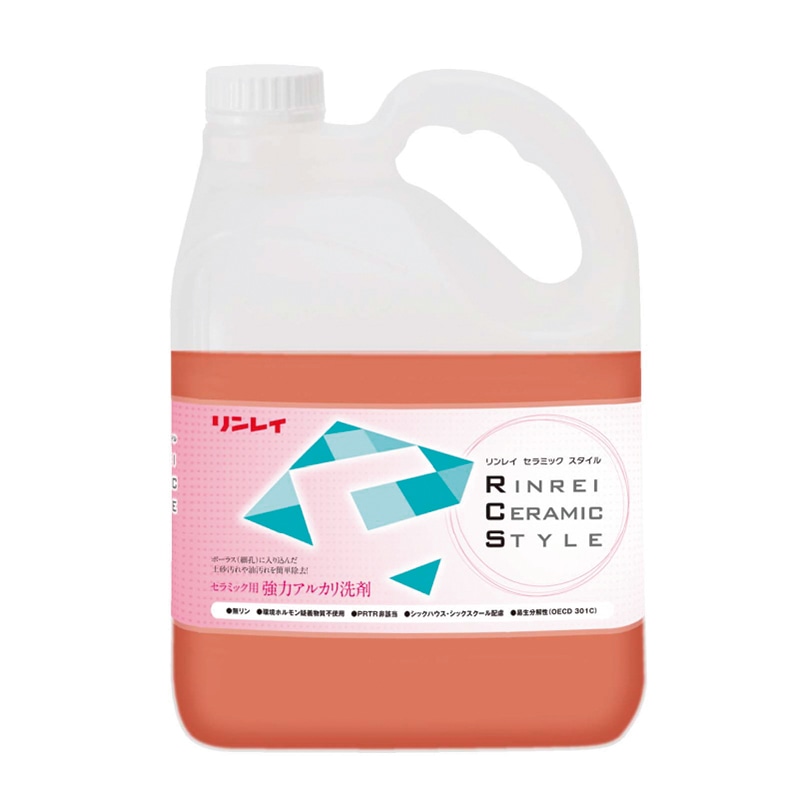 リンレイ セラミック用強力アルカリ洗剤 4L 717830 1本（ご注文単位3本）【直送品】