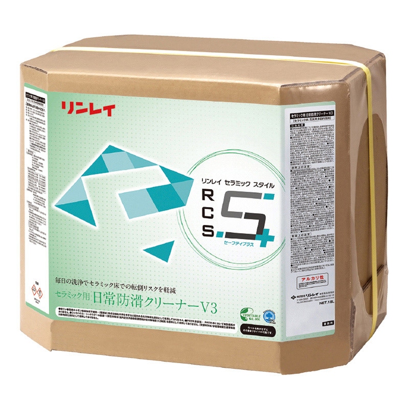 リンレイ セラミック用日常防滑クリーナーV3 18L 718237 1個（ご注文単位1個）【直送品】