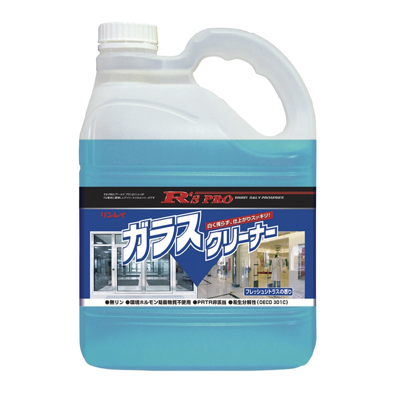 リンレイ R’S PRO ガラスクリーナー 4L 727134 1本（ご注文単位3本）【直送品】