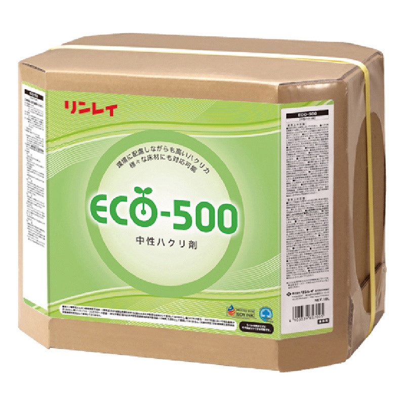 リンレイ 床用中性ハクリ剤 ECO-500 18L 770136 1個（ご注文単位1個）【直送品】