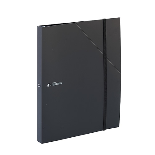 F-7771-24 スタンドフアイル ブラツク 1冊 (ご注文単位1冊)【直送品】