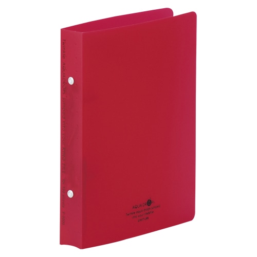 F-5006-3 リングファイル　A5S　赤 1冊 (ご注文単位1冊)【直送品】