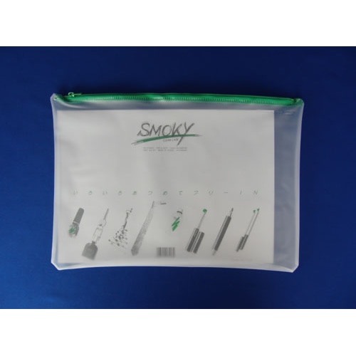 F-267ミト クリヤーケース スモーキィA4 緑 1枚 (ご注文単位1枚)【直送品】