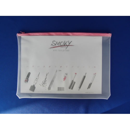 F-267モモ クリヤーケース スモーキィA4 桃 1枚 (ご注文単位1枚)【直送品】