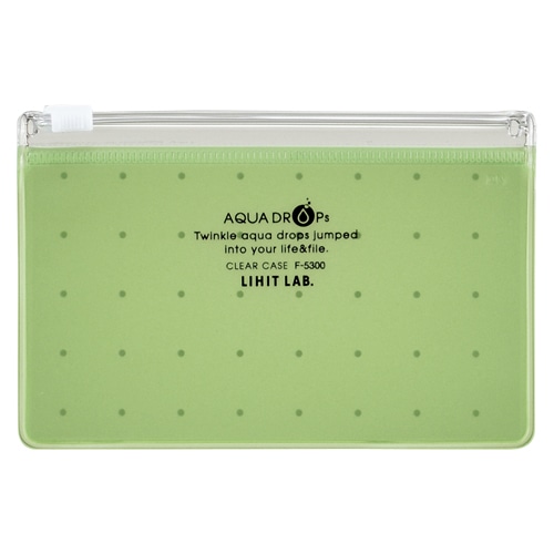 F-5300-6 クリヤーケース S(A8)黄緑 1枚 (ご注文単位1枚)【直送品】