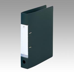 G2230-24 Dリングファイル　A4S　2穴　黒 1冊 (ご注文単位1冊)【直送品】