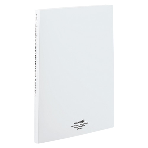 N-5015-0 クリヤーブツク A4 15P 白 1冊 (ご注文単位1冊)【直送品】