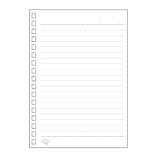 N-1663 ツイストリングノート用リーフ A6 1パック (ご注文単位1パック)【直送品】