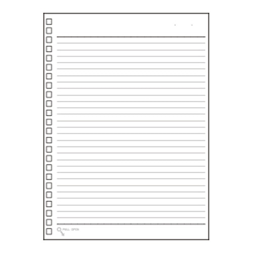 N-1650 ツイストリングノート 3号リーフ 1パック (ご注文単位1パック)【直送品】