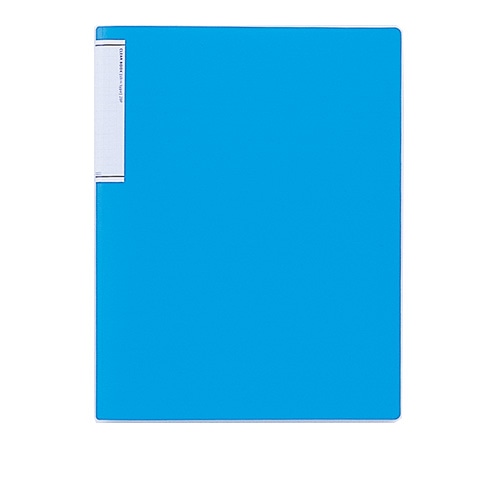 N-7111-8 クリヤーブック A4S 20P 青 1冊 (ご注文単位1冊)【直送品】