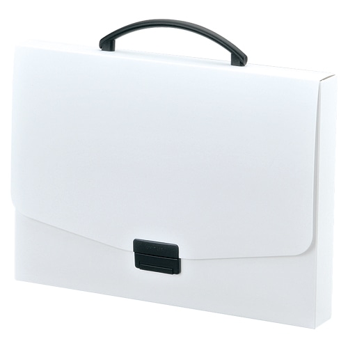 A-5005-0 AQUA DROPs バッグ A4 白 1冊 (ご注文単位1冊)【直送品】