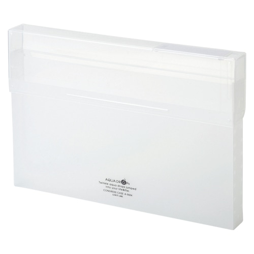 A-5024-1 コングレスケース A4 乳白 1冊 (ご注文単位1冊)【直送品】