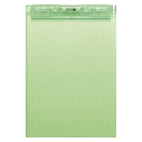 A-5067-6 クリップボード A4E 黄緑 1枚 (ご注文単位1枚)【直送品】