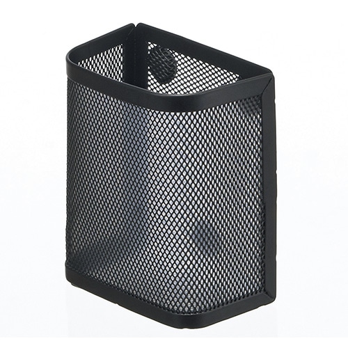 A-7390-24 マグネットポケット(ペンスタンド) 黒 1個 (ご注文単位1個)【直送品】