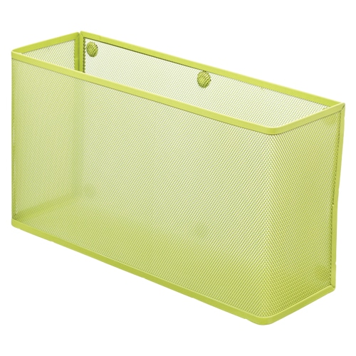 A-7395-6 マグネットポケット(横ワイド) 黄緑 1個 (ご注文単位1個)【直送品】