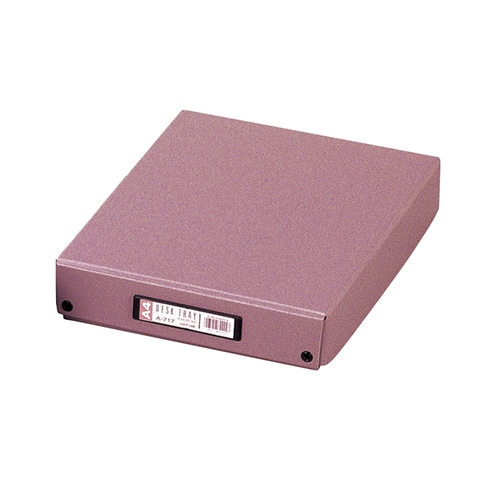 A-717モモ デスクトレー A4 ローズピンク 1個 (ご注文単位1個)【直送品】