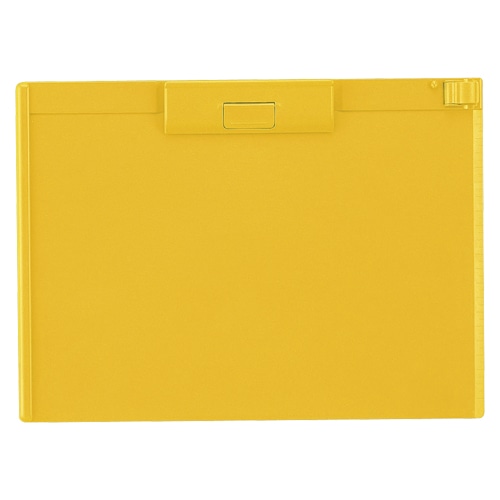 A-987U-5 クリップボードA4S 黄 1枚 (ご注文単位1枚)【直送品】